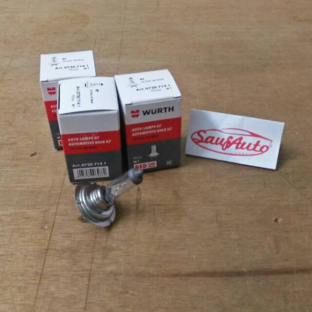 WURTH Bohlam Halogen H7 12V 55W (Produk Jerman)