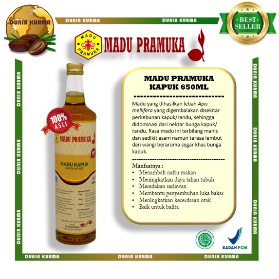 

MADU PRAMUKA KAPUK 650ml