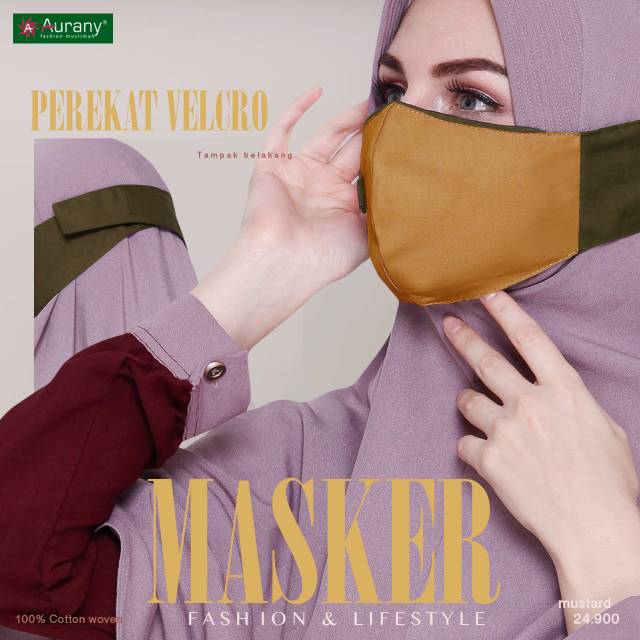 Masker AURANY DEWASA 6 Warna