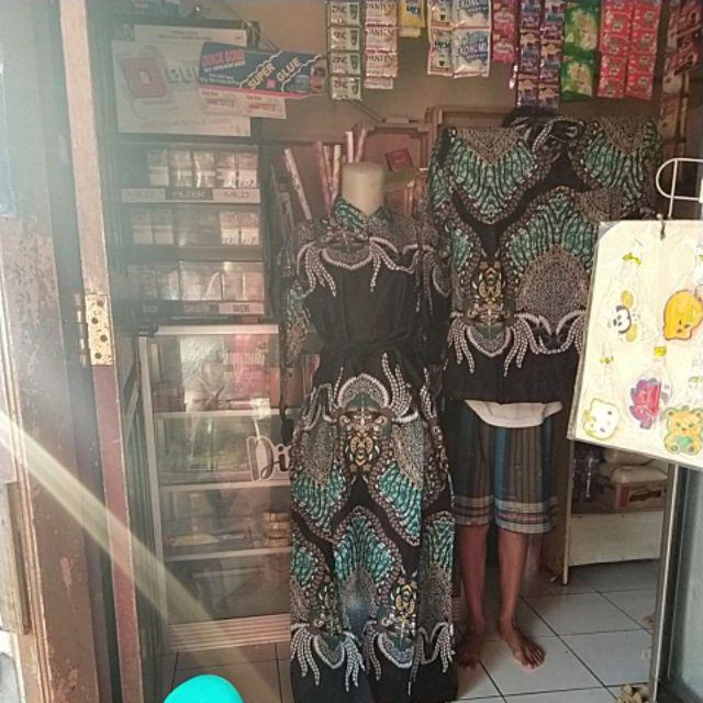 Maura Couple - Sania Ruffle Batik Couple Ori Ndoro Jowi Garansi Termurah Shopee - Kebaya Modern 2564