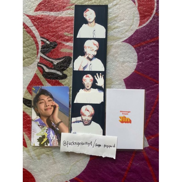 Pc Namjoon Peaches/Photostrip Namjoon butter/ Message card jin butter
