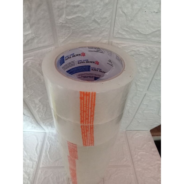 

Lakban Nachi Bening 2inc (48mm) 100 Yard ORIGINAL / Lakban Isolasi Tape Opp Packing Besar