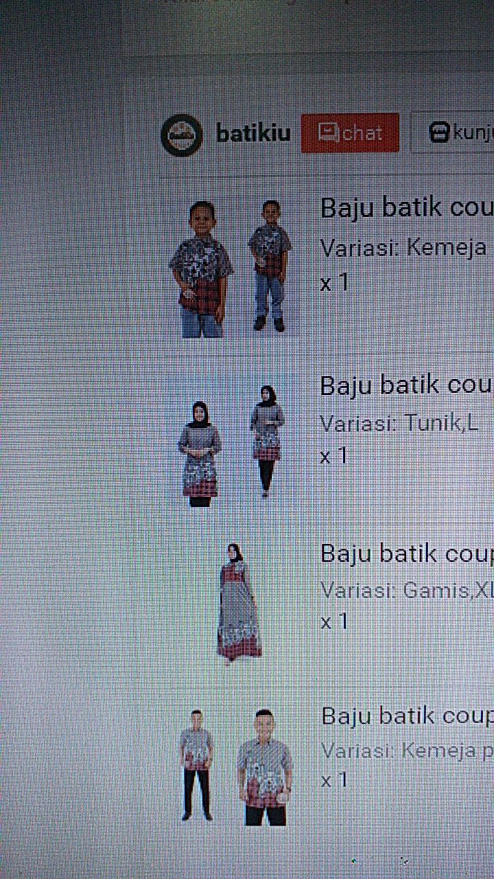Baju Batik Couple Kelurga Terlengkap Motif Morena
