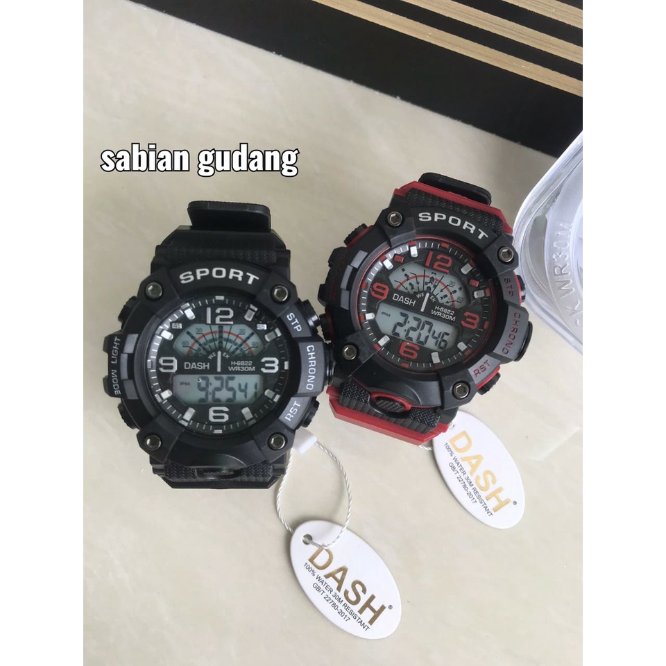 7.7 SALE JAM TANGAN SPORT DASH DIAMETER 5CM