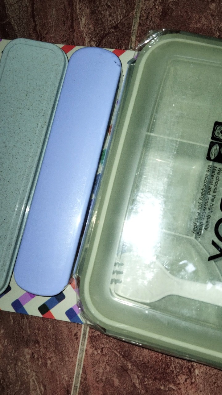 3pcs / Set Peralatan Makan Sendok / Garpu / Sumpit Bahan Wheat Straw Untuk Travel / Camping Cuc-156