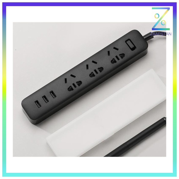 Xiaomi Mi Smart Power Strip 3 Plug dengan 3 USB Port 2A - XMCXB01QM (O