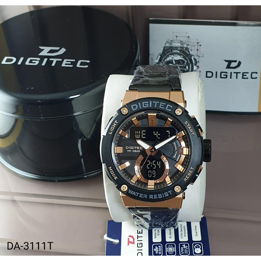 JAM TANGAN PRIA WANITA | RANTAI | KULIT | KARET | MURAH | PRIA DIGITEC DA-3111 DIGITAL FOR MEN