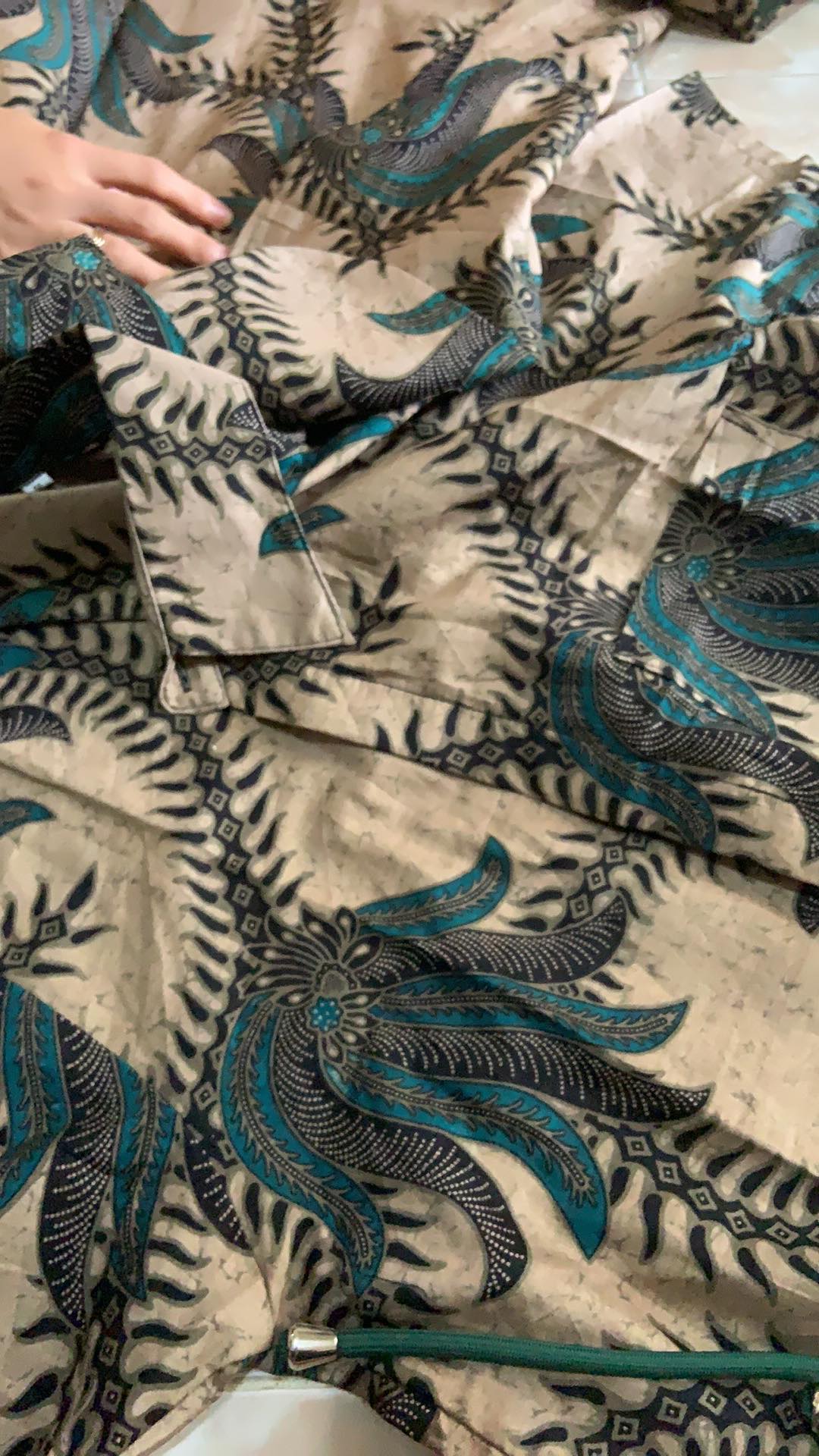 Baju Batik Pria Slimfit Big Size M L Xl Atasan Kemeja Batik Lengan Panjang  Original