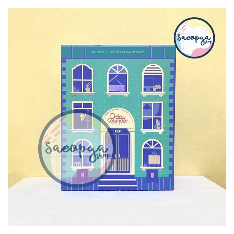 BTS - FESTA D-DAY CALENDAR 2021 CELEBRATING OF THE 8TH ANNIVERSARY FULLSET SHARING MEMBER RM JIN SUG