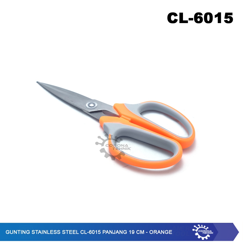 CL-6015 - Gunting Stainless Steel - Panjang 19 cm