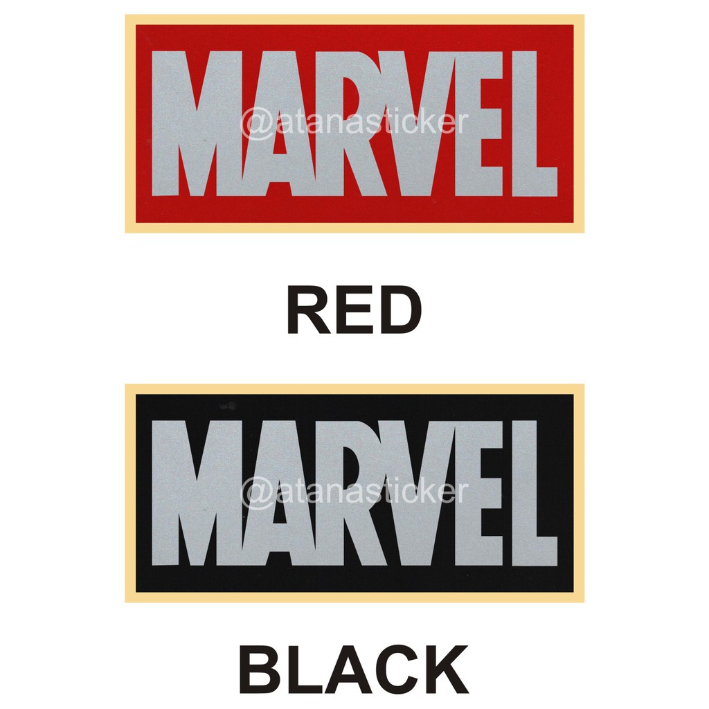 Sticker Cutting Logotype Marvel 8,5x4cm