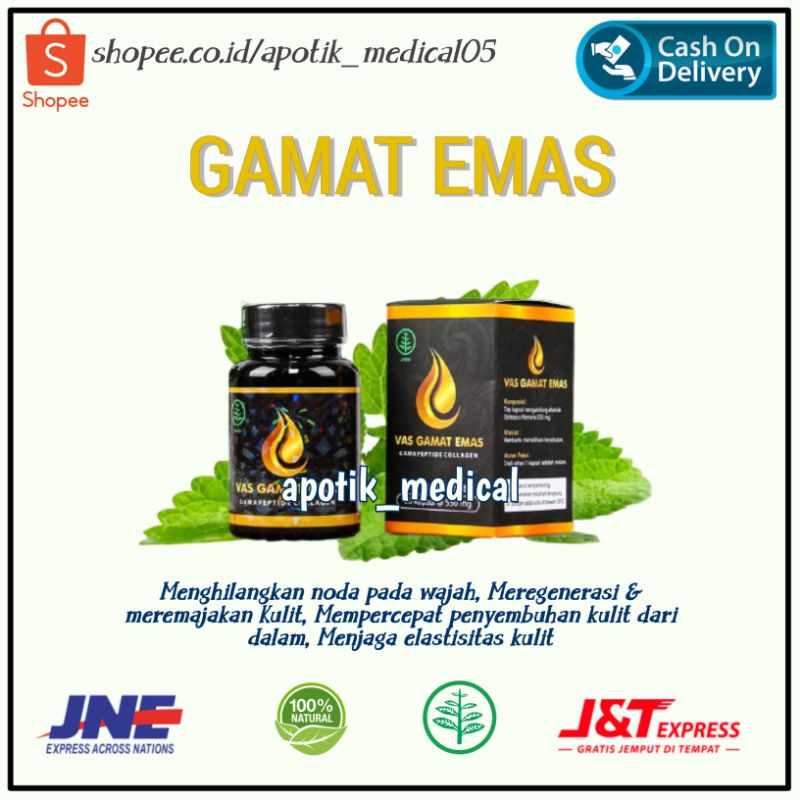 GAMAT EMAS PEMUTIH GAMAT EMAS VAS COLLAGEN ORIGINAL OBAT PEMUTIH PERMANEN