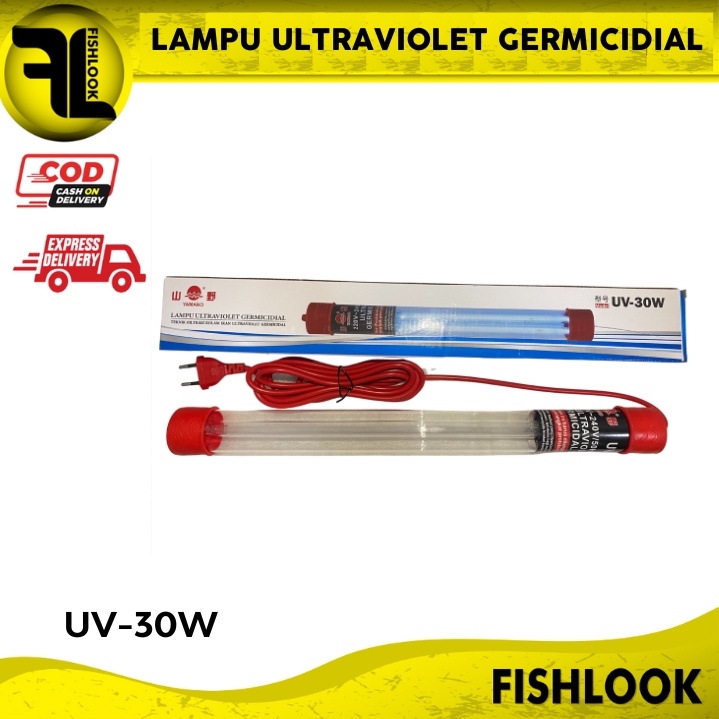 Lampu UV Celup Aquarium Kolam Yamano UV 20/30/40 Watt UV -LED UV TERBAIK