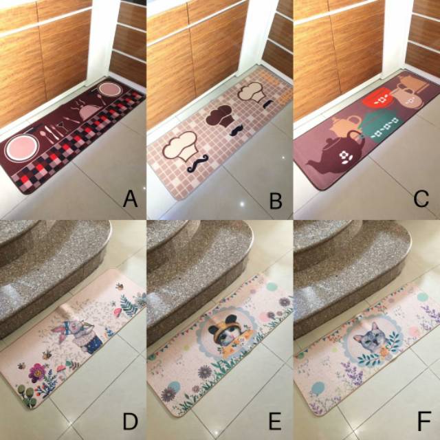 Keset panjang/dapur/ranjang uk 50 x 150