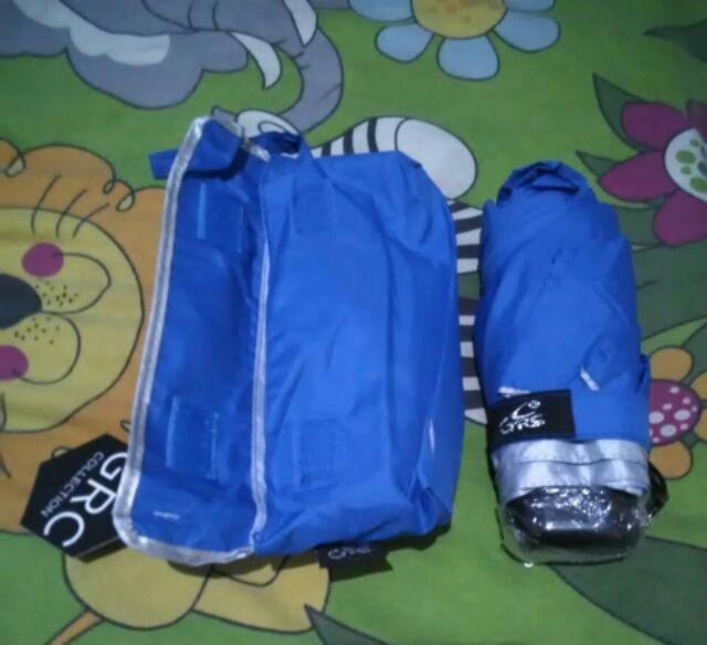 Jktumbrella - Payung Lipat 5 Dompet Kain / Payung Grc - 73001