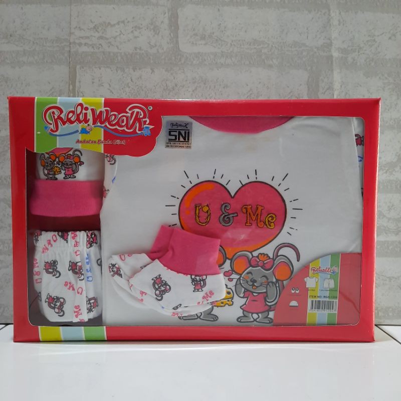 AHZA RELIWEAR BABY SET OBLONG KANCING PUNDAK