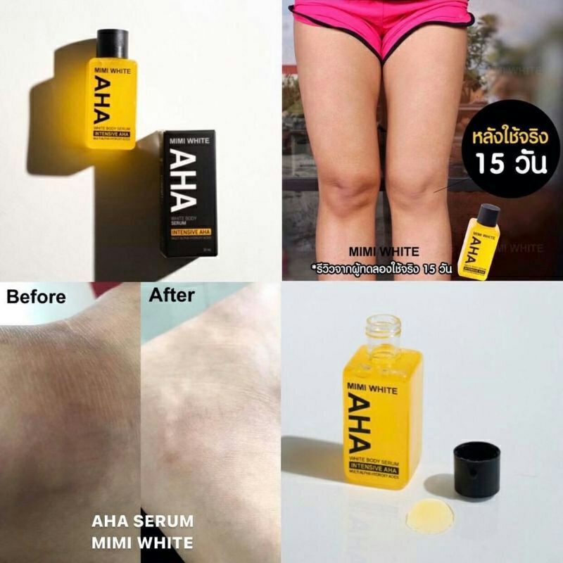 Serum Mimi white AHA Original 1000% Asli thailand