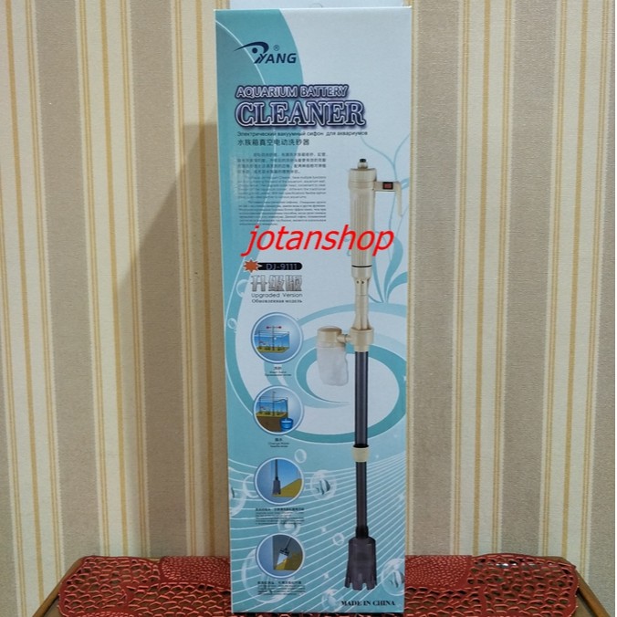 YANG BATTERY CLEANER PUMP Sipon Penyedot Penguras  Pembersih Air Aquarium Baterai