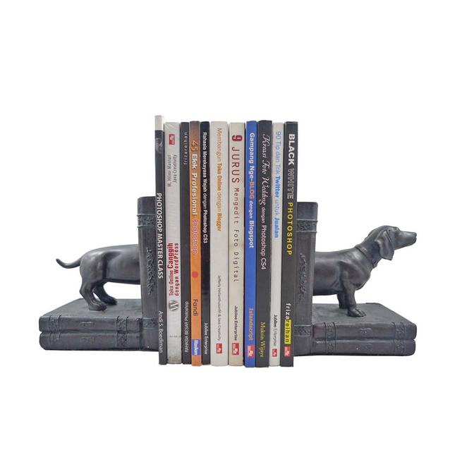 

Office & Stationery | Document Organizer | Hermosa Pembatas Buku/Book End Black Long Dog | Best Seller