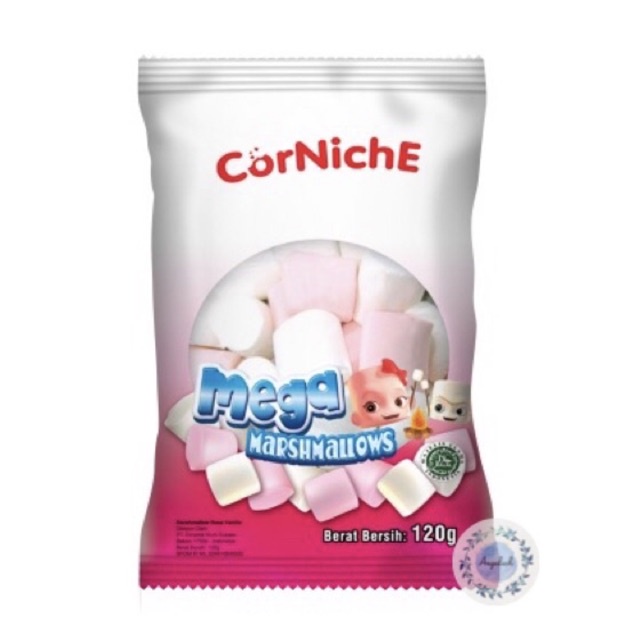 

Corniche Mega Marshmallow Pink White 120gr