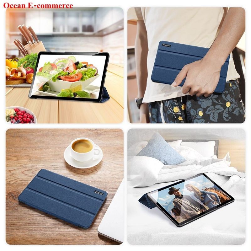 Dux Ducis Flip Cover Samsung Galaxy Tab A7 2020 10.4&quot; LTE T505 / WiFi T500 Domo Series Case Casing