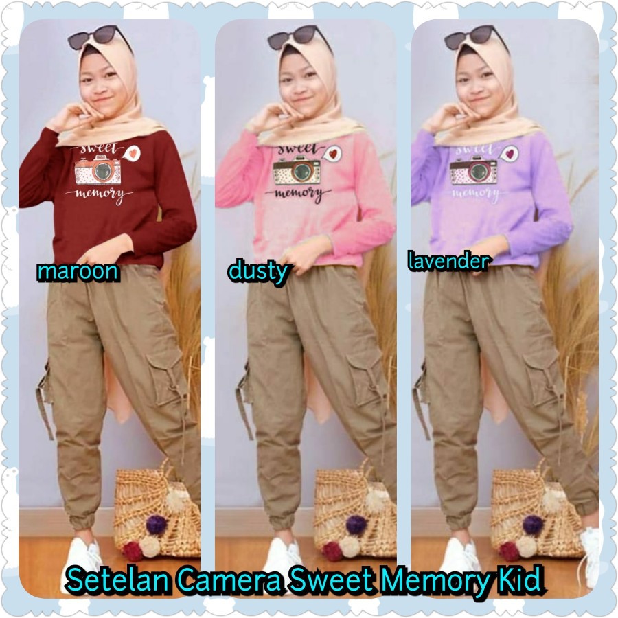 KD ST CACA KS baju anak perempuan set baju anak umur 7 8 9 10 12 tahun setelan anak cewek lucu