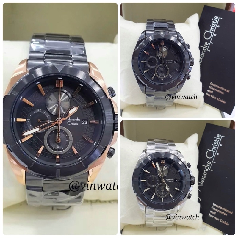 Jam Tangan Pria Alexandre Christie 6596