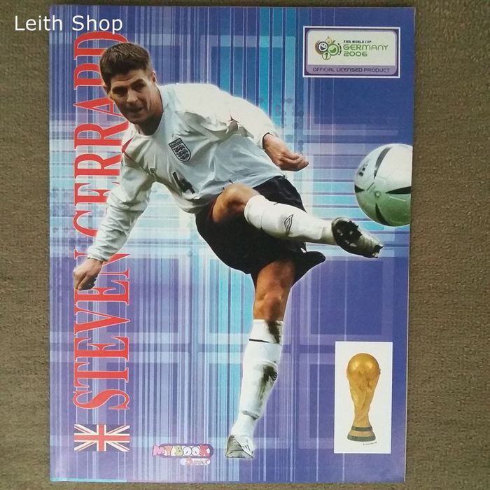 Buku Tulis England Steven Gerard World Cup 2006 Germany Wayne Rooney
