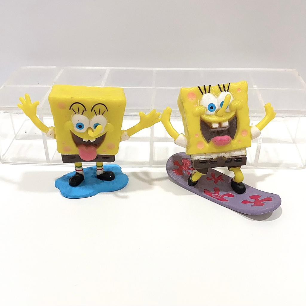 50pcs Spongebob Squarepants Set Mainan Pajangan Miniatur Hiasan Kue Cake Topper