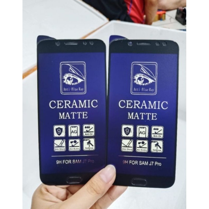 Samsung J7 Prime/J7 Pro/J7 Plus Ceramic Matte Anti Blue Ray Screen Guard