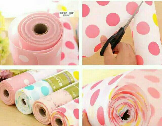 [bisa Cod] Alas Taplak Meja Lemari Dapur Serbaguna 3m