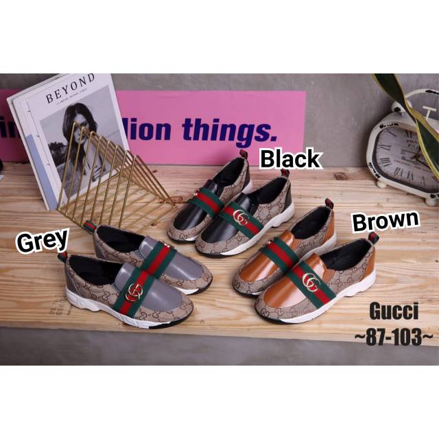 Sepatu Batam Import Gucci Casual Shoes