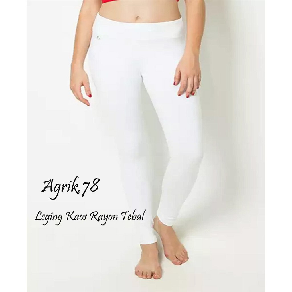 LEGGING PANJANG WANITA BAHAN KAOS RAYON TEBAL SIZE. ( M .L .XL )-5