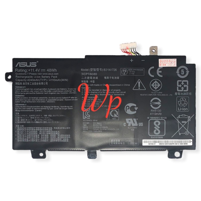 Baterai Laptop ASUS G531GT FX86 FX80G FX80GM FX505GE FX505DT FX80GE