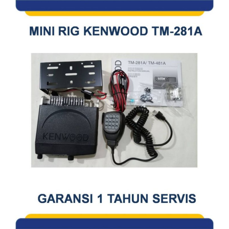 RIG KENWOOD TM-281A,TM 281A 65 Watt 281 TM-281A Singleband VHF HT Mobil Radio Murah Jepang Ori