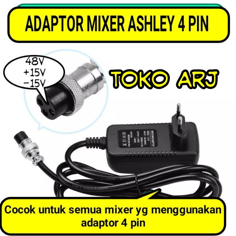 Adaptor Mixer Switching 4 pin lubang universal