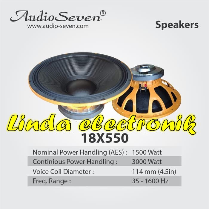 speaker Audio seven 18X550 audio seven 18 X550 ORYGINAL