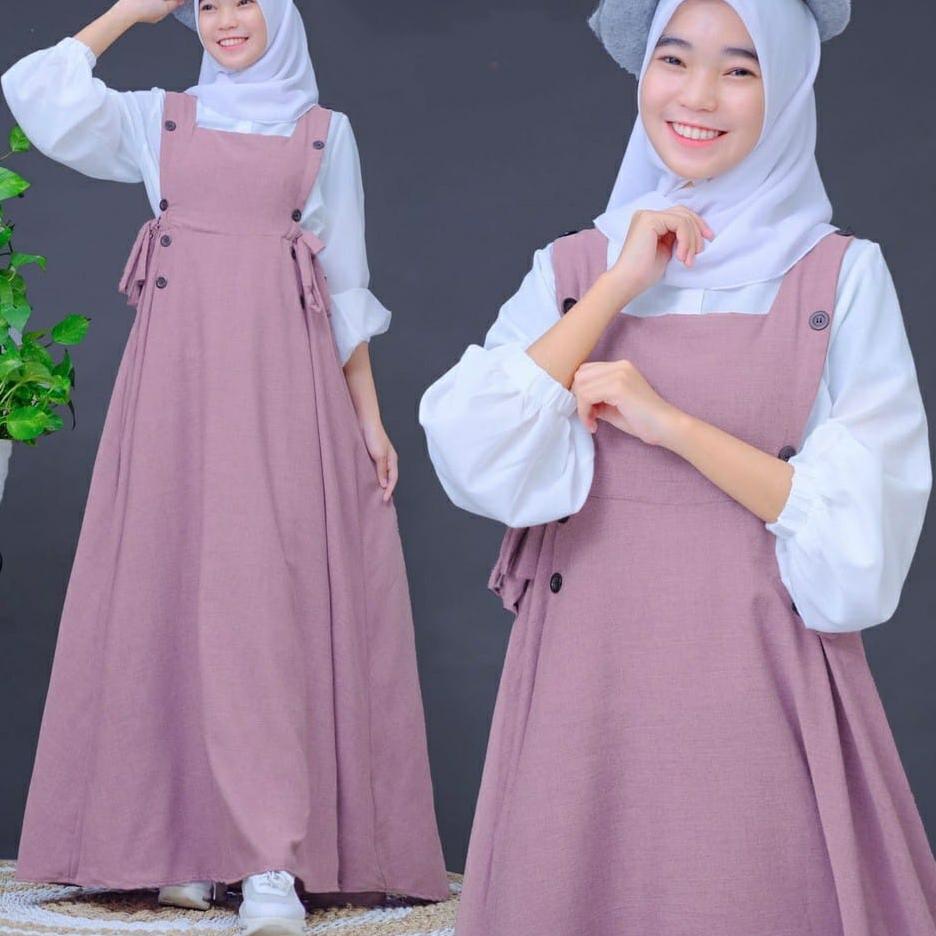 Siap Kirim.. Baju Gamis Wanita Remaja Murah NB /XL Letsmuslimah Cewek Muslim Hijab Syari Muslimah 20