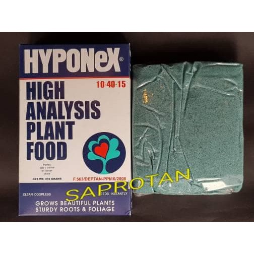 Pupuk npk bunga buah kimia HYPONEX 10-40-15 450gram