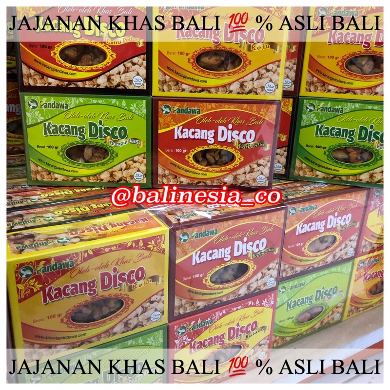 

KACANG DISKO BALI 4 RASA - JAJANAN KHAS BALI 100% ASLI BALI