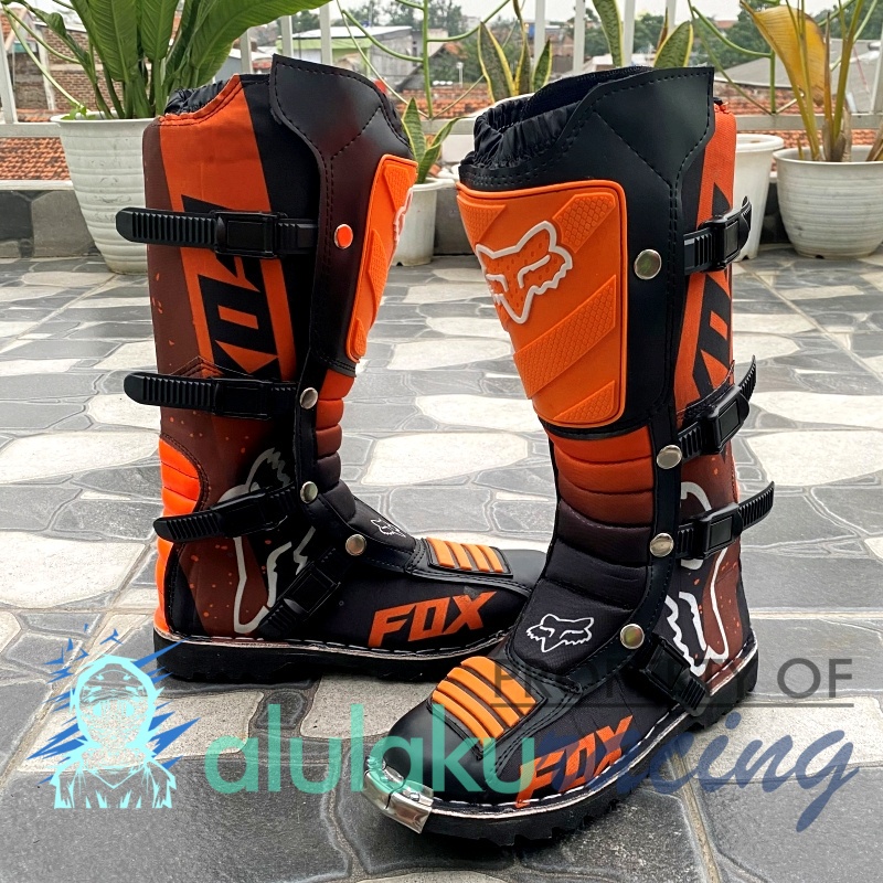 Sepatu Trail Fullprint MX Motocross Grasstrack with Plate Protectors - 005