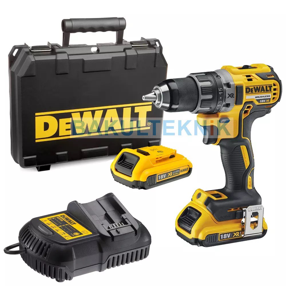 Bor Batrei dewalt bor Cordless Dewalt DCD791 Brushless motor diganti tipe baru dcd805