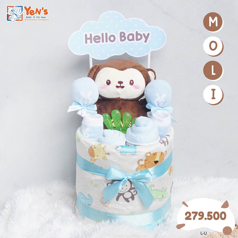 Diapers Cake Medium - Bona / Theo / Moli Series