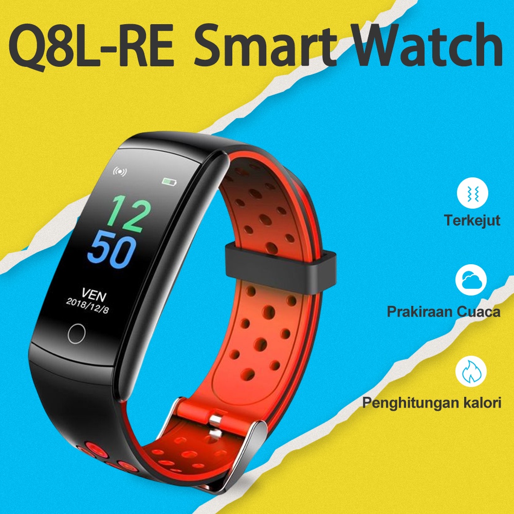 Smartwatch Q8L Pengingat Panggilan Detak Jantung Monitor Tidur Bluetooth Smartwatch
