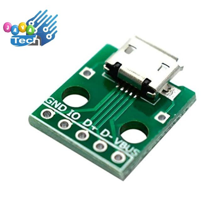 Micro USB To DIP 2.54mm 5Pin Female Adapter Connector PCB Converter