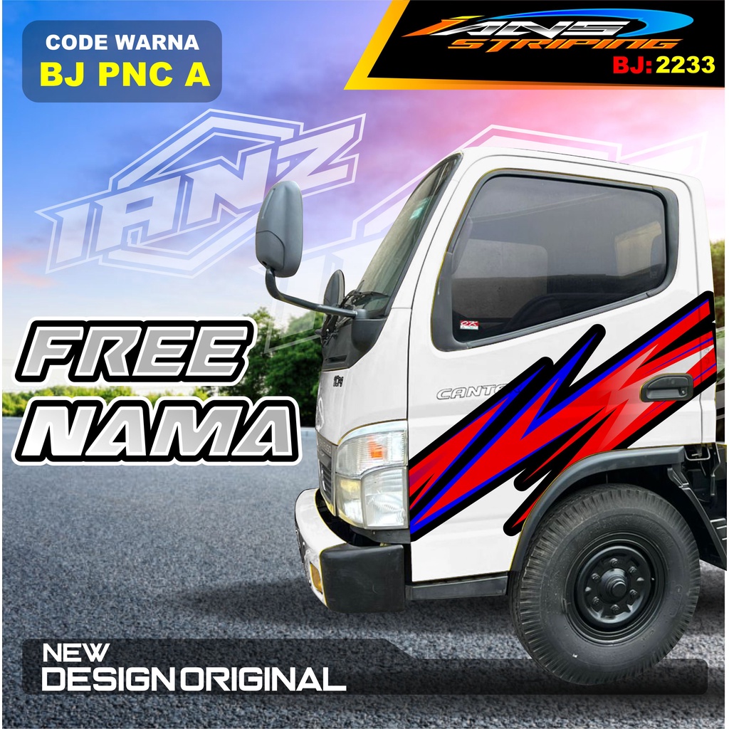 STIKER PINTU TRUK FUSO RAGASA / DECAL PINTU DUMTRUK  / STIKER MOBIL TRUK / STIKER PINTU TRUK KEREN