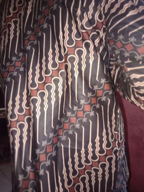 Bswart Batik Hrb026 Kenongo Hem Pendek Padi Pekalongan M L Xl Batik Pria Murah Modern Grosir