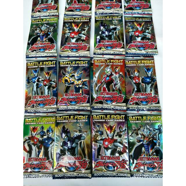 Trading Card Ultraman isi 6pak = 60kartu Termurah Mainan Kartu Anak Murah