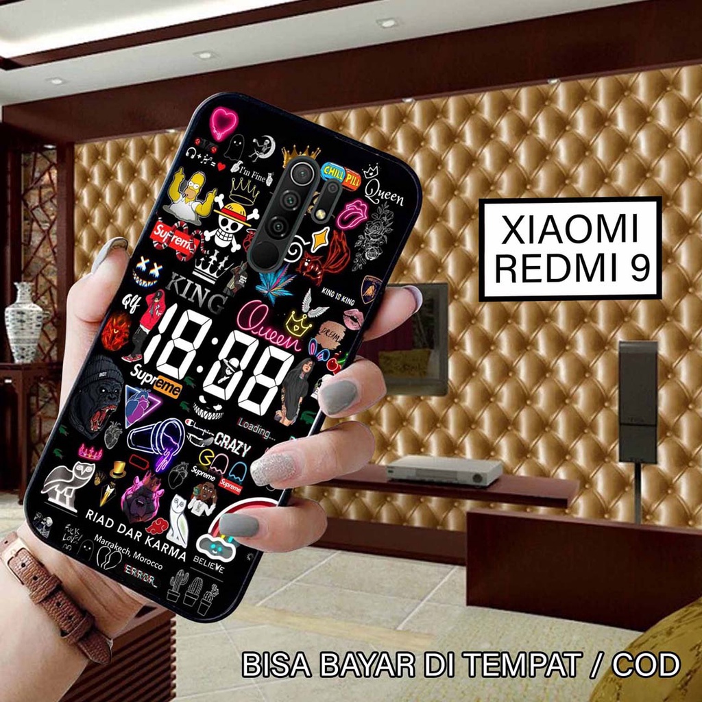 Sukses Case Xiaomi Redmi 9 [5] - Hardcase 2D Glossy Xiaomi Redmi 1 - Silikon Hp Xiaomi Redmi 9 - Sil