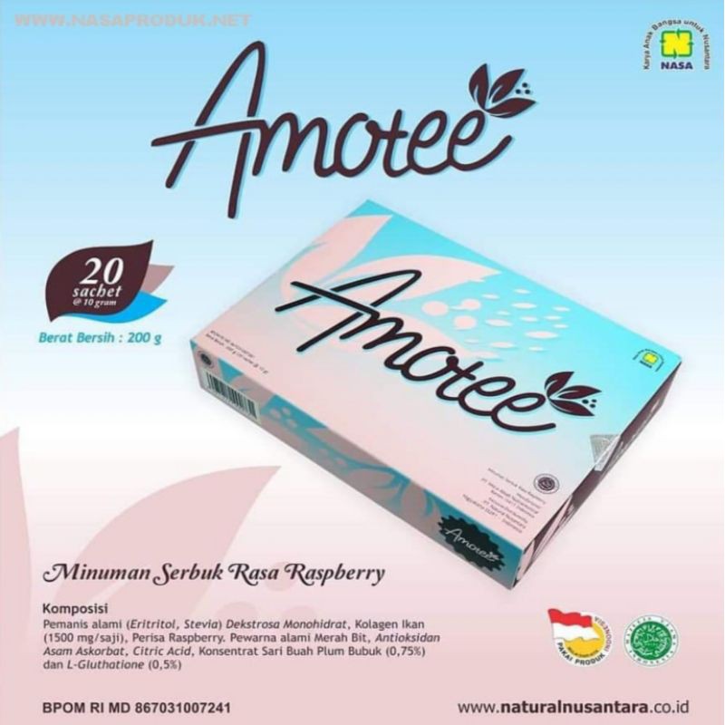 

Amotee masa 20 sachet (minuman perawatan tubuh)